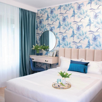 Modern Neoclassic blue