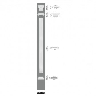 Coloane si semicoloane Mardom Decor MRD-D1518, material: ProFoam