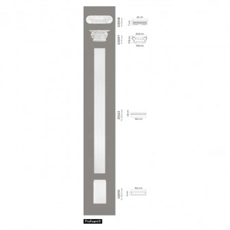 Coloane si semicoloane Mardom Decor MRD-D1523, material: ProFoam