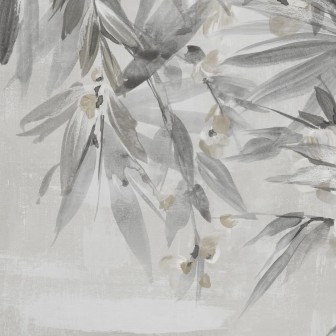 Fototapet Sicilienne, Variant 2 cu flori delicate gri si bej