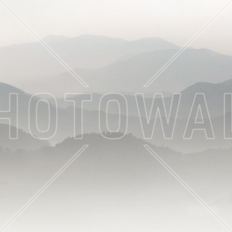 Fototapet Velvet Mountains, Blue