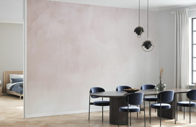 Fototapet Watercolour, Pale Pink, Photowall