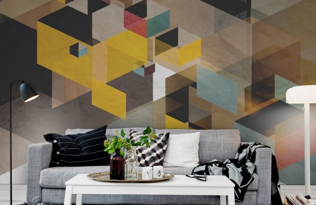 Foto tapet 3D Fractal, Rebel Walls