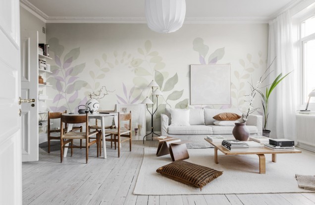 Foto tapet Grow, Lilac, Rebel Walls