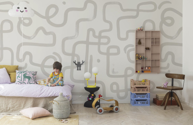 Fototapet Artzy Path, Warm Gray, Rebel Walls
