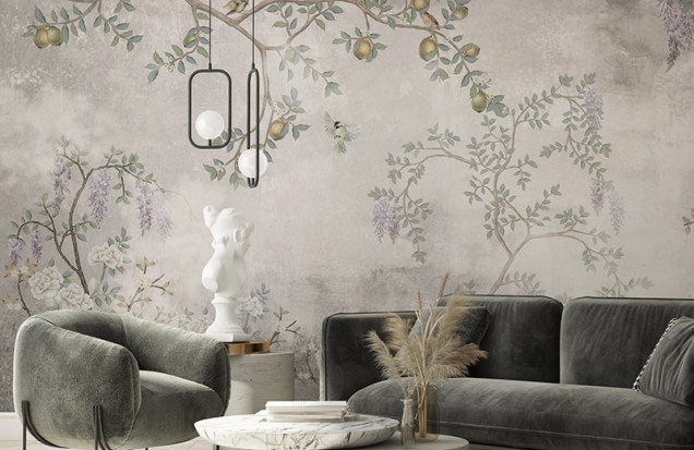 Tapet Floral Elegant
