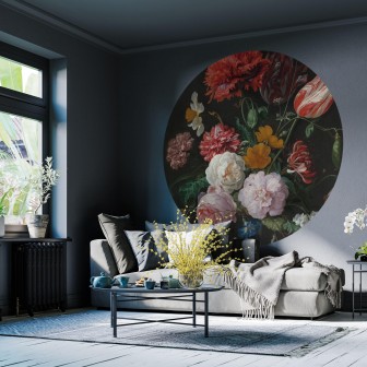 Fototapet WallArt WPC-WA09. Conține culorile: Maro, Maro Măsliniu, Negru, Negru Închis, Roșu, Roșu Rubin, Verde, Verde Pin, Roz, Rose