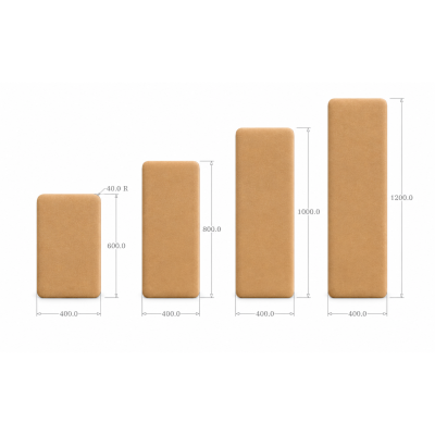 Panou tapițat Cvadrat, bej, Simply Wall Panels