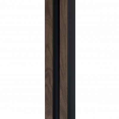Profil stânga pentru riflaj decorativ 3D Vasco, Walnut, 270x6.2cm, Lamelio