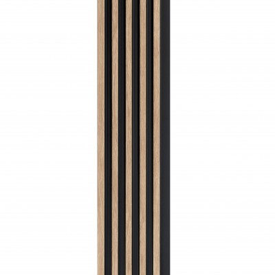 Profil stânga pentru riflaj decorativ 3D Asti, Oak Gold, 270x5.2cm, Lamelio