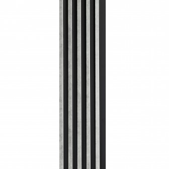 Profil stânga pentru riflaj decorativ 3D Asti, Silver, 270x5.2cm, Lamelio