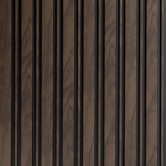 Riflaj decorativ 3D cu aspect de nuc într-un living elegant