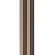 Profil dreapta pentru riflaj decorativ 3D Milo, Oak Sonoma, 270x2.6cm, Lamelio