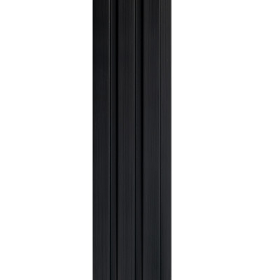 Profil stânga pentru riflaj decorativ 3D Olmo, Negru, 270x4.2cm, Lamelio