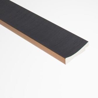 Profil dreapta pentru riflaj decorativ 3D Amber, Antracit, 270x5.3 cm, Lamelio