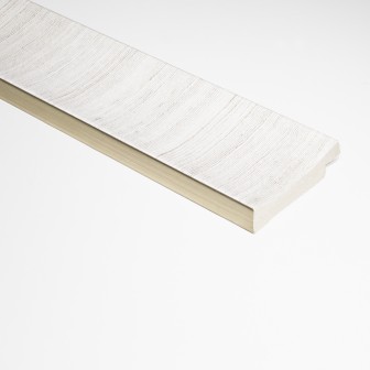 Profil dreapta pentru riflaj decorativ 3D Amber, Alb, 270x5.3 cm, Lamelio