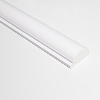 Profil stânga pentru riflaj decorativ 3D Luna, Alb, 270x3.5 cm, Lamelio