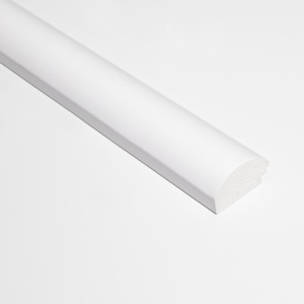 Profil dreapta pentru riflaj decorativ 3D Luna, Alb, 270x2.5cm, Lamelio