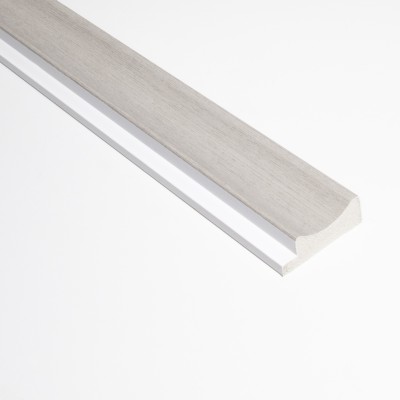 Profil stânga pentru riflaj decorativ 3D Onda, Gri, 270x3.8cm, Lamelio