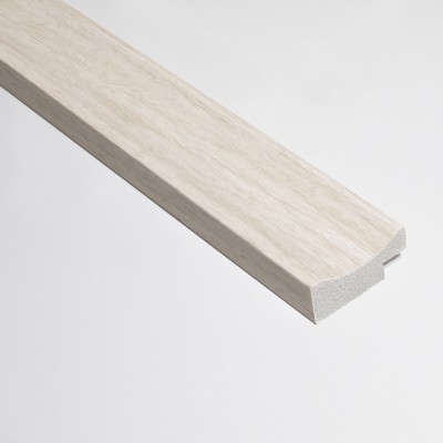 Profil dreapta pentru riflaj decorativ 3D Onda, Stejar Alb, 270x3.2cm, Lamelio