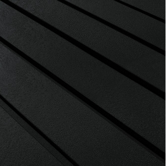 Panou decorativ riflat Onyx Black intr-un living modern