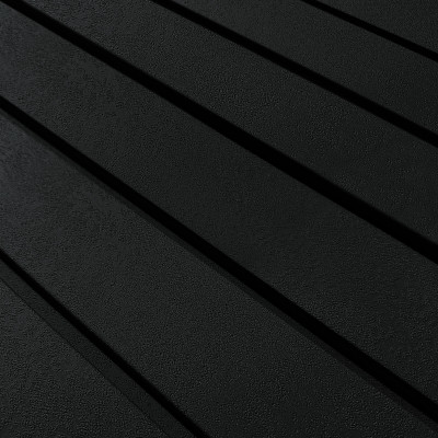 Profil dreapta negru pentru panouri riflate, in living