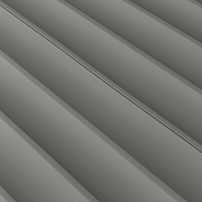 Profil dreapta panou riflat Misty Grey în ambient modern