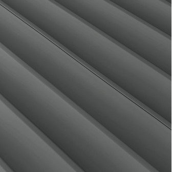 Panou decorativ riflat gri închis