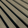Riflaj decorativ MDF, Rustic Oak, fonoabsorbant, 270x28cm, Lamelio