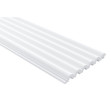 Riflaj decorativ 3D Sereno Lamela White L0401T, 200 x 1.25 x 12.5 cm, Mardom Decor