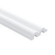 Profil dreapta pentru riflajul decorativ 3D Sereno Lamela White L0401T, 200 x 1.25 x 4 cm, Mardom Decor