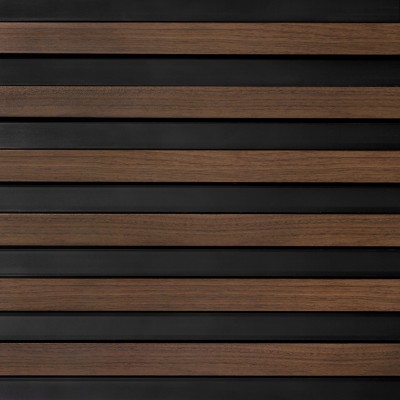 Panou decorativ riflat 3D stejar închis