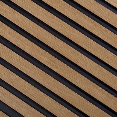 Panou decorativ riflat 3D stejar clasic
