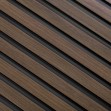 Riflaj decorativ 3D Lamelli Medio, Dark Oak, 200x12.1 cm, Mardom Decor