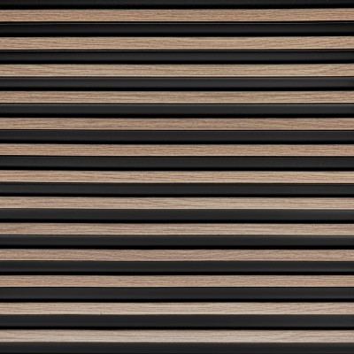 Panou decorativ riflat 3D, stejar gri