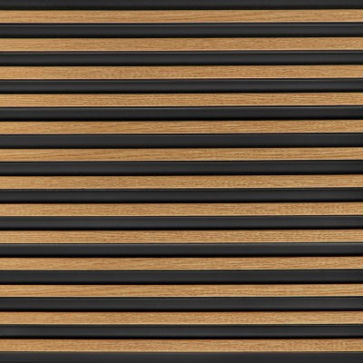 Panou decorativ 3D riflat cu aspect de stejar natural