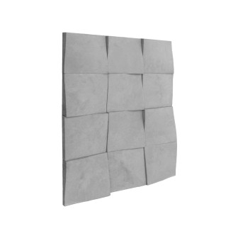Panou decorativ 3D Dune din ipsos, 20x20cm