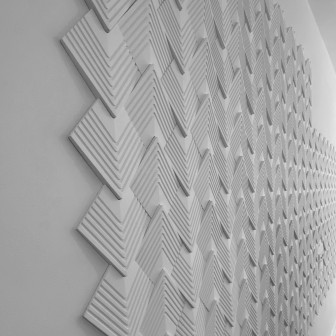 Panou 3D Navaro din ipsos cu design geometric