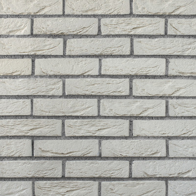Panou decorativ cu aspect de cărămidă aparentă albă