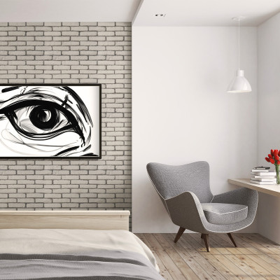 Panouri decorative cu aspect de cărămidă aparentă albă