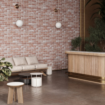 Panouri decorative cărămidă aparentă într-un interior modern