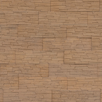 Panou decorativ cu aspect de piatră într-un interior modern