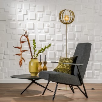 Panouri decorative 3D WallArt WRT_GA-WA09_Squares, material: