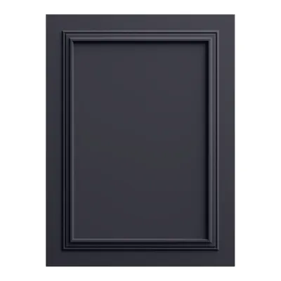 Panou decorativ MDF, culoare grafit mat, cu profil discret in relief.