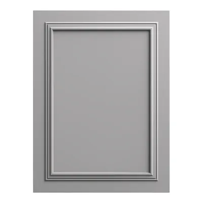 Panou MDF gri koala cu cadru decorativ, finisaj mat