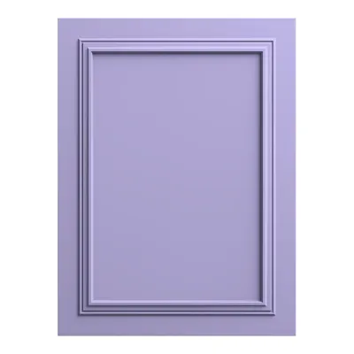 Panou decorativ MDF mat, culoare lavanda lila, cu model geometric discret.