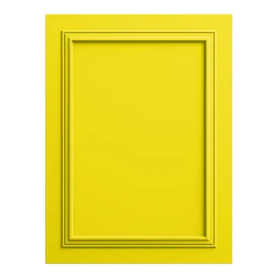 Panou decorativ MDF Lemon Yellow cu finisaj mat