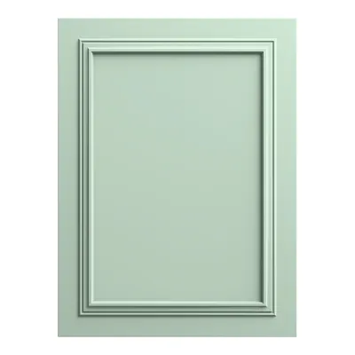 Panou decorativ MDF verde menta cu finisaj mat si rama clasica