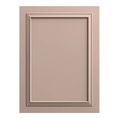Panou decorativ MDF Nude Beige cu finisaj mat și ramă profilată