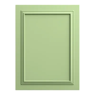 Panou decorativ MDF verde pistachie mat cu cadru reliefat